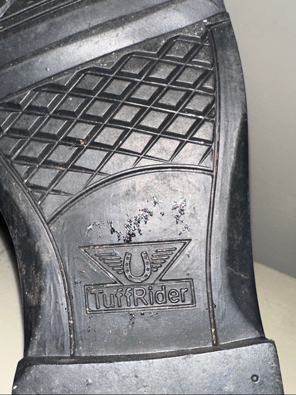 Tuffrider Women’s Black Leather Chelsea Zip Boots - Picture 6 of 8